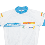 PEPPE SPORTS Cycling Mens Jersey White 1/4 Zip XL