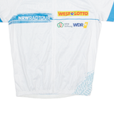 PEPPE SPORTS Cycling Mens Jersey White 1/4 Zip XL