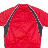 CRIVIT Cycling Mens Jersey Red 1/4 Zip XL