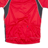 CRIVIT Cycling Mens Jersey Red 1/4 Zip XL