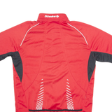 STOKE Cycling Mens Jersey Red 1/4 Zip S