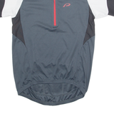 PROTECTIVE Cycling Mens Jersey Grey 1/4 Zip L
