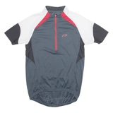 PROTECTIVE Cycling Mens Jersey Grey 1/4 Zip L