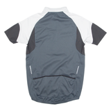 PROTECTIVE Cycling Mens Jersey Grey 1/4 Zip L