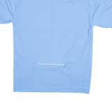 LOFFLER Cycling Mens Jersey Blue 1/4 Zip XS