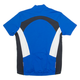 CROSSWAVE Cycling Mens Jersey Blue 1/4 Zip L