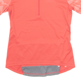 ODLO Cycling Mens Jersey Pink 1/4 Zip S