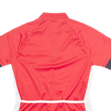 LOFFLER Cycling Boys Jersey Red 1/4 Zip 13-14Y