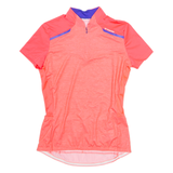 BTWIN Cycling Womens Jersey Pink 1/4 Zip M