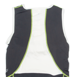 CRANE Cycling Womens Jersey White Sleeveless 1/4 Zip S