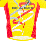 TEKER Cycling Mens Jersey Yellow 1/4 Zip L