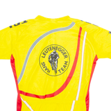 TEKER Cycling Mens Jersey Yellow 1/4 Zip L