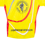 TEKER Cycling Mens Jersey Yellow 1/4 Zip L