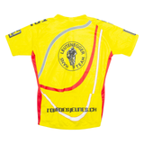 TEKER Cycling Mens Jersey Yellow 1/4 Zip L