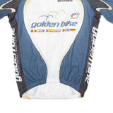 BIORACER Cycling Mens Jersey Blue 1/4 Zip M