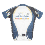 BIORACER Cycling Mens Jersey Blue 1/4 Zip M