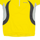 BRUNEX Cycling Womens Jersey Yellow 1/4 Zip M