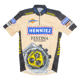 SANTINI Cycling Mens Jersey Beige 1/4 Zip 2XL