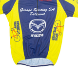 BIEMME Cycling Mens Jersey Blue 1/4 Zip L