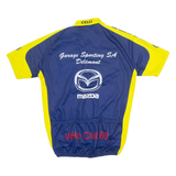 BIEMME Cycling Mens Jersey Blue 1/4 Zip L