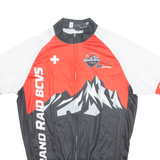 JOK IMPORT Cycling Mens Jersey Red 1/4 Zip L