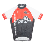 JOK IMPORT Cycling Mens Jersey Red 1/4 Zip L