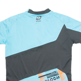QLOOM Cycling Mens Jersey Blue 1/4 Zip M