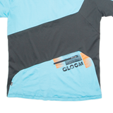 QLOOM Cycling Mens Jersey Blue 1/4 Zip M