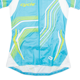 CRIVIT Cycling Womens Jersey Blue 1/4 Zip S