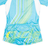 CRIVIT Cycling Womens Jersey Blue 1/4 Zip S