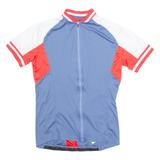 CRANE Cycling Mens Jersey Blue 1/4 Zip S