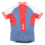 CRANE Cycling Mens Jersey Blue 1/4 Zip S