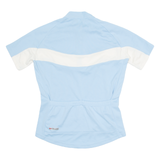 F.LLI CAMPAGNOLO Cycling Womens Jersey Blue 1/4 Zip S