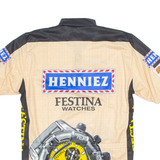 SANTINI Cycling Mens Jersey Beige 1/4 Zip 2XL