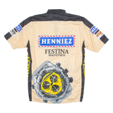 SANTINI Cycling Mens Jersey Beige 1/4 Zip 2XL