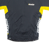 VISOSTAR Cycling Mens Jersey Black 1/4 Zip M