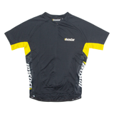 VISOSTAR Cycling Mens Jersey Black 1/4 Zip M