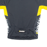 VISOSTAR Cycling Mens Jersey Black 1/4 Zip M