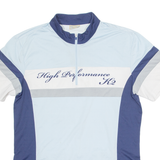 K2 Cycling Mens Jersey Blue 1/4 Zip L