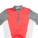 FAST Cycling Mens Jersey Red 1/4 Zip S