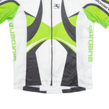 GIORDANA Cycling Mens Jersey White 1/4 Zip L