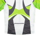 GIORDANA Cycling Mens Jersey White 1/4 Zip L