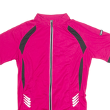 RUKKA Cycling Womens Jersey Pink 1/4 Zip S