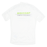 GONSO Cycling Mens Jersey White 1/4 Zip M