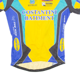 DIFFU SPORT Cycling Mens Jersey Yellow 1/4 Zip 3XL