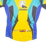 DIFFU SPORT Cycling Mens Jersey Yellow 1/4 Zip 3XL