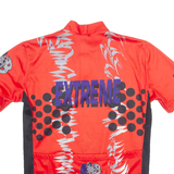 BRUNEX Cycling Mens Jersey Red 90s 1/4 Zip S