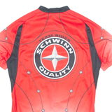SCHWINN Cycling Mens Jersey Red 1/4 Zip M