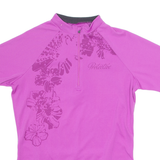 PROTECTIVE Cycling Womens Jersey Purple 1/4 Zip M