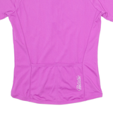 PROTECTIVE Cycling Womens Jersey Purple 1/4 Zip M